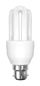 Extra Mini Supreme Compact Fluorescent Luxram Spiral & U-Tube